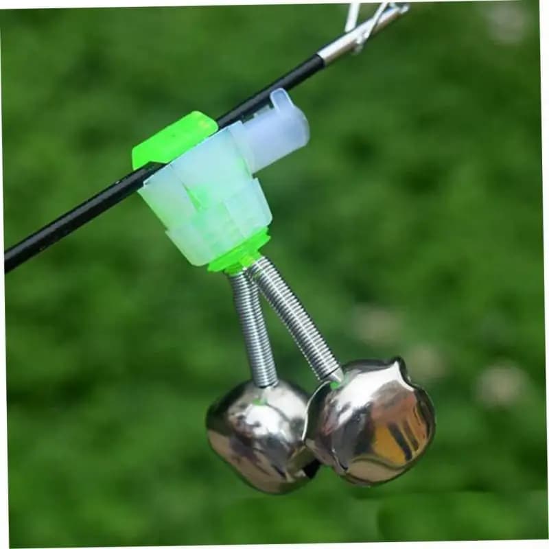 Lot de clips clochettes pour canne à pêche - alarmes de touche avec fixation par pince 5/10 pièces