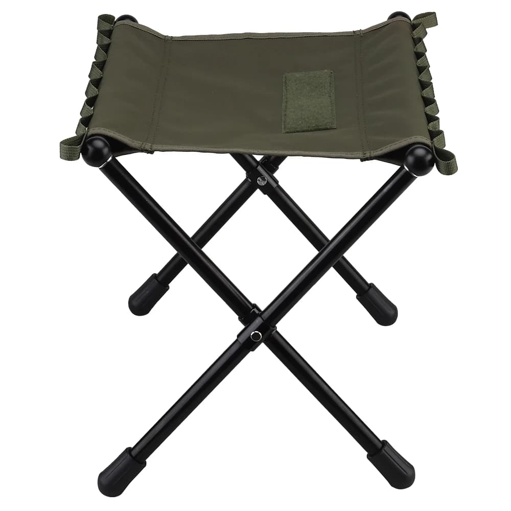 Tabouret pliable tactique en alliage aluminium léger pour chasse, camping, pêche et équipement randonnée