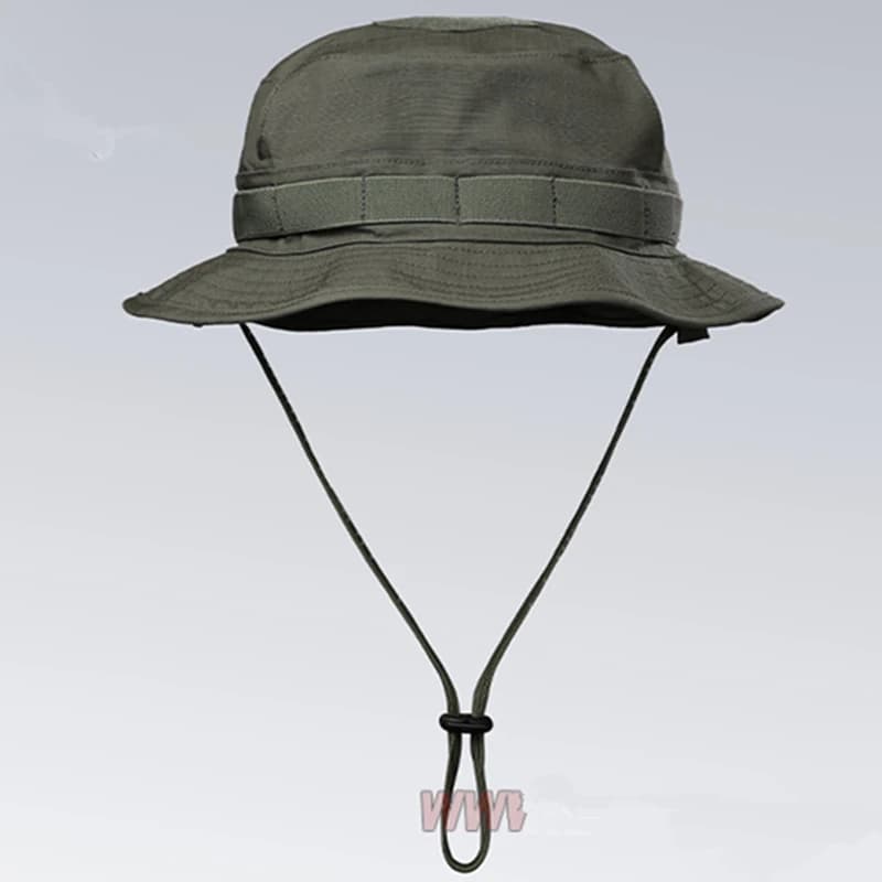 Chapeau boonie camouflage pêche - Brim court été respirant pêche chasse sport soleil