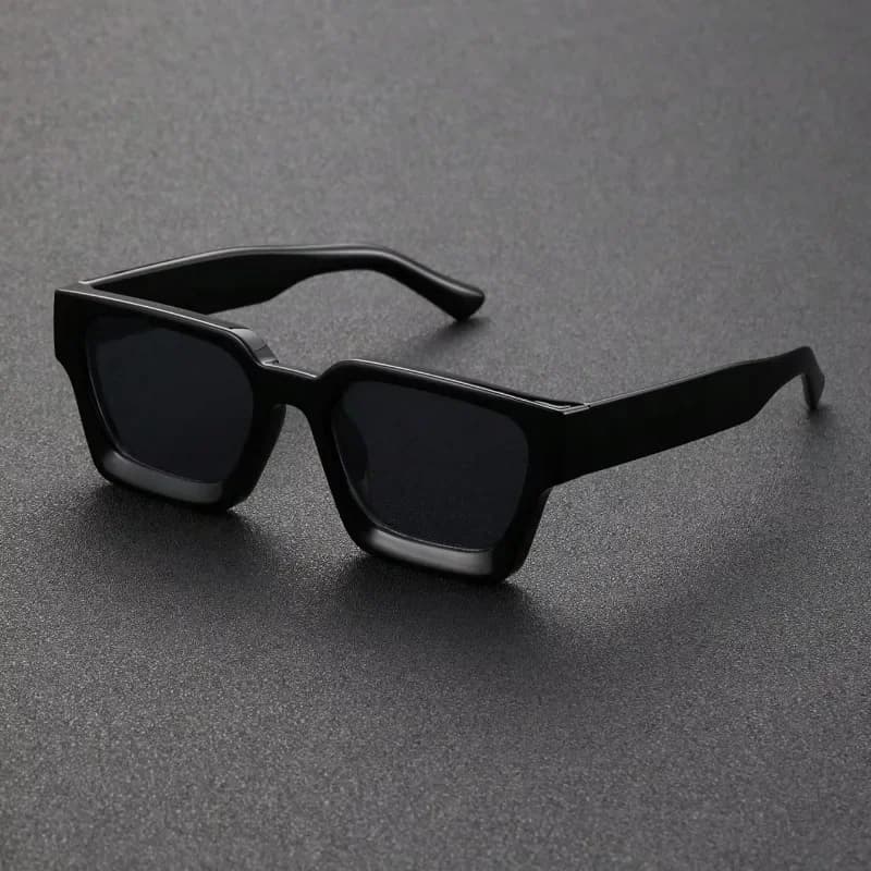 Lunettes carrées unisexes pêche plage - Monture plastique légère pour pêcheurs photographes