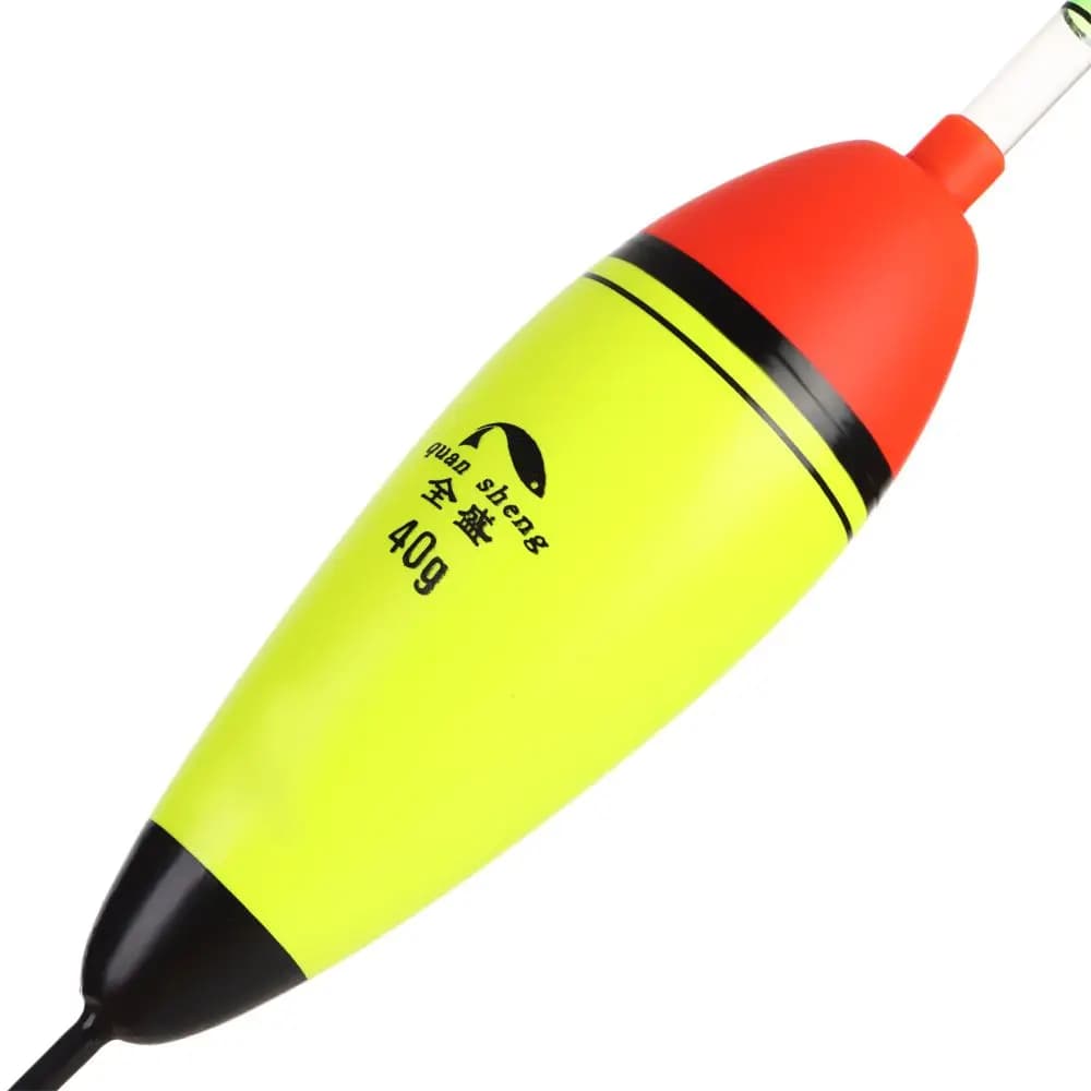 Flotteurs de pêche lumineux verticaux nocturnes EVA 5g à 40g - Flotteurs luminescents pour pêche de nuit