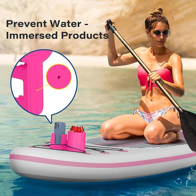 Porte-gobelet PVC pour paddle et kayak - Support de boisson multifonction étanche