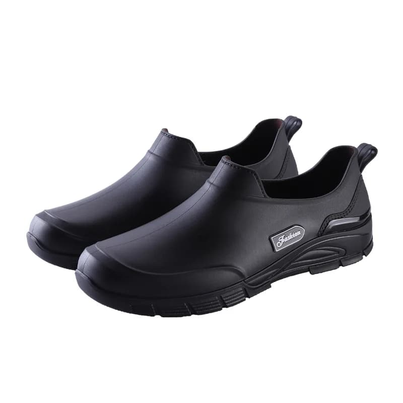 Bottes de pluie homme PVC anti-odeur antidérapantes pour cuisine pêche travail printemps automne