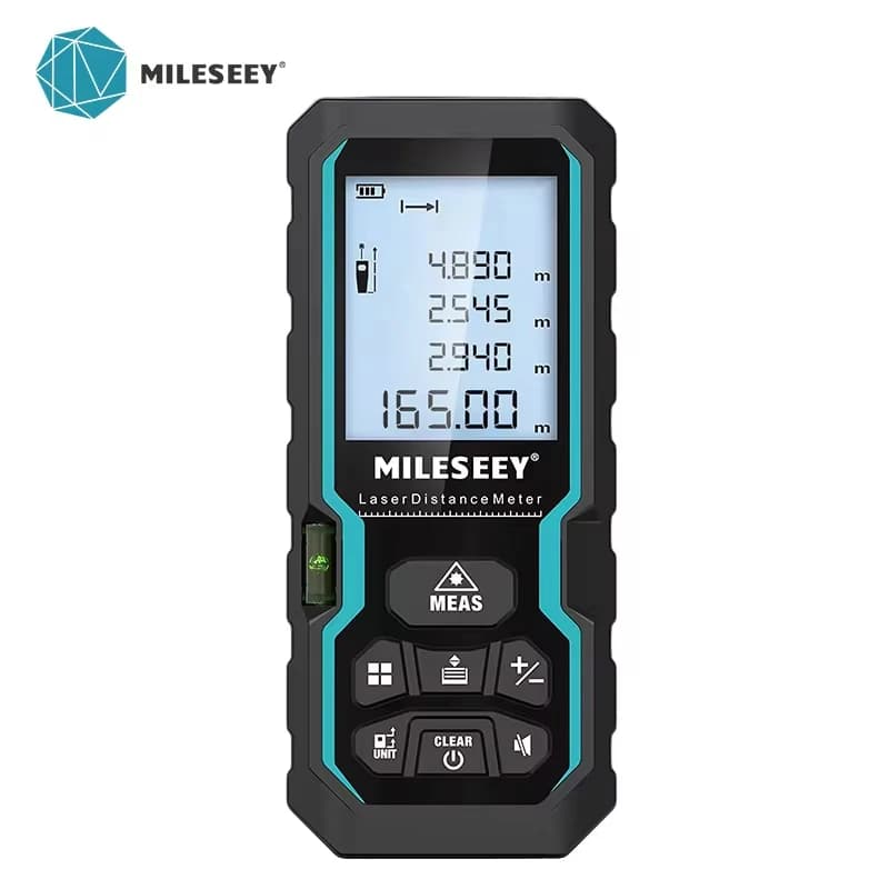 Télémètre laser Mileseey S6 40M/120M avec niveau à bulle - Outil précis pour pêche et repérage
