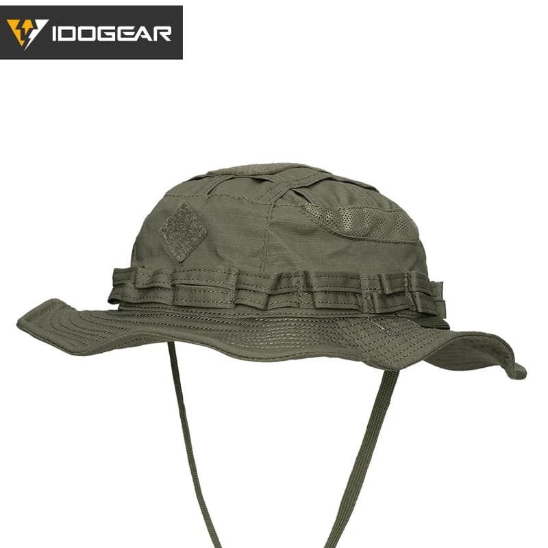 Chapeau boonie tactique IDOGEAR ajustable respirant pêche chasse protection solaire jungle