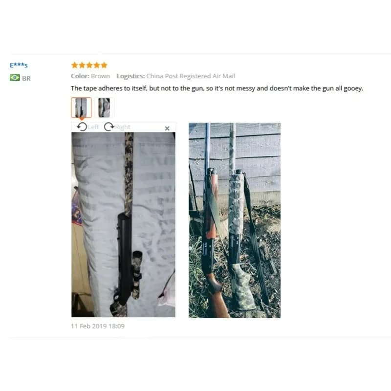 Ruban camouflage armée 5cmx4.5m pour chasse pêche - Enveloppe étanche discrète et durable
