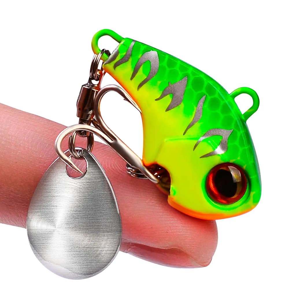 Leurre métal vibrant wobble 6g 15g 28g - Cuiller spinner pêche hiver - Appât dur artificiel