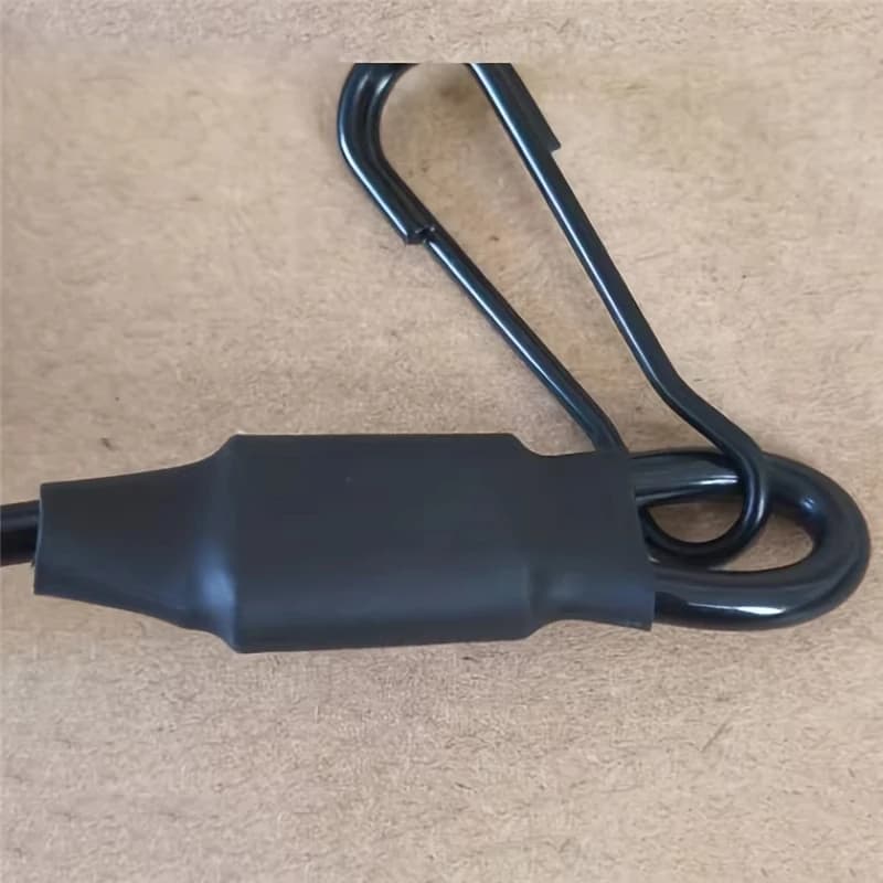 Lanière élastique anti-perte tactique DIZETION - Corde pistolet antivol anti-coupure accessoires