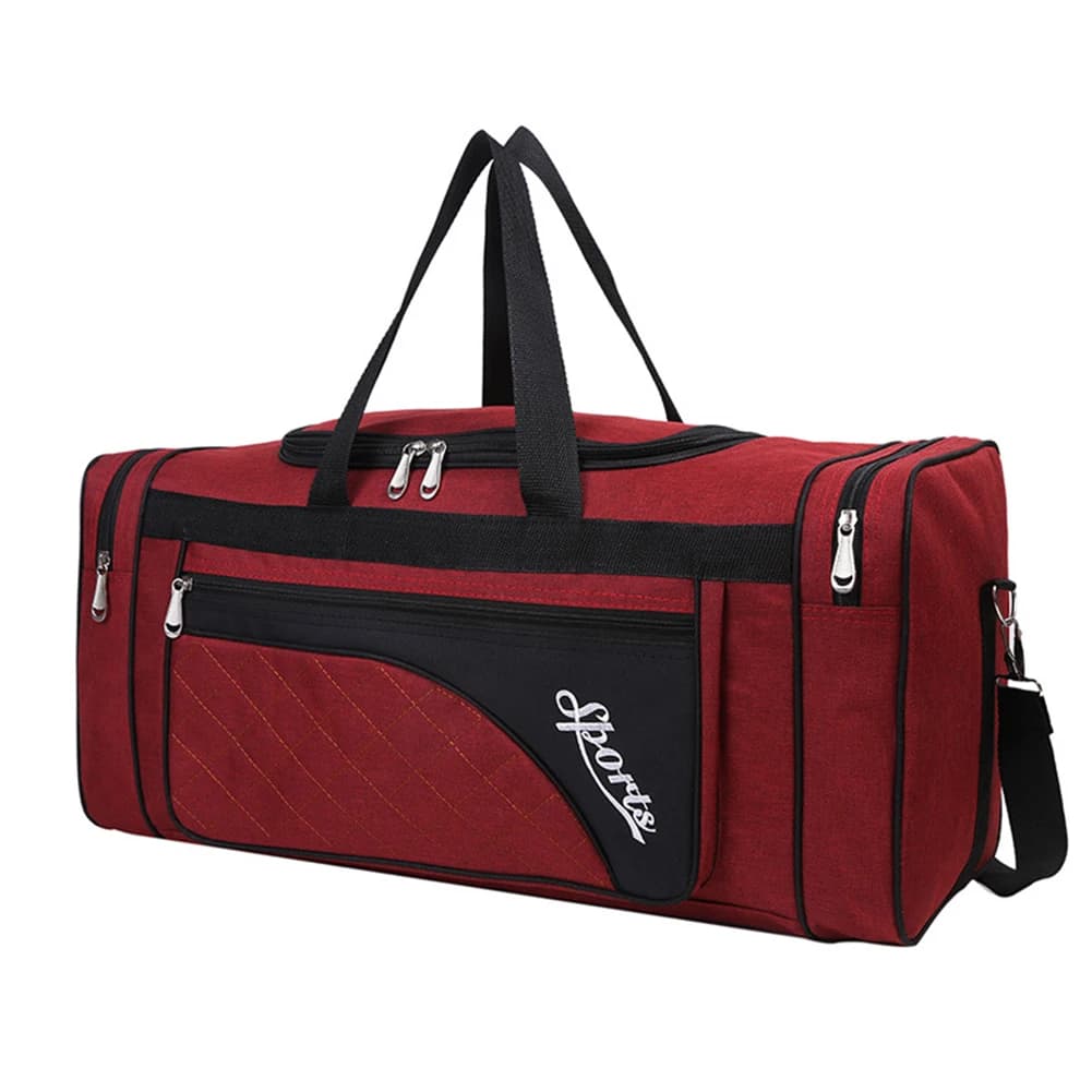 Sac de sport Oxford séparation sec/humide grande capacité, sac yoga étanche multifonction pour voyage et natation