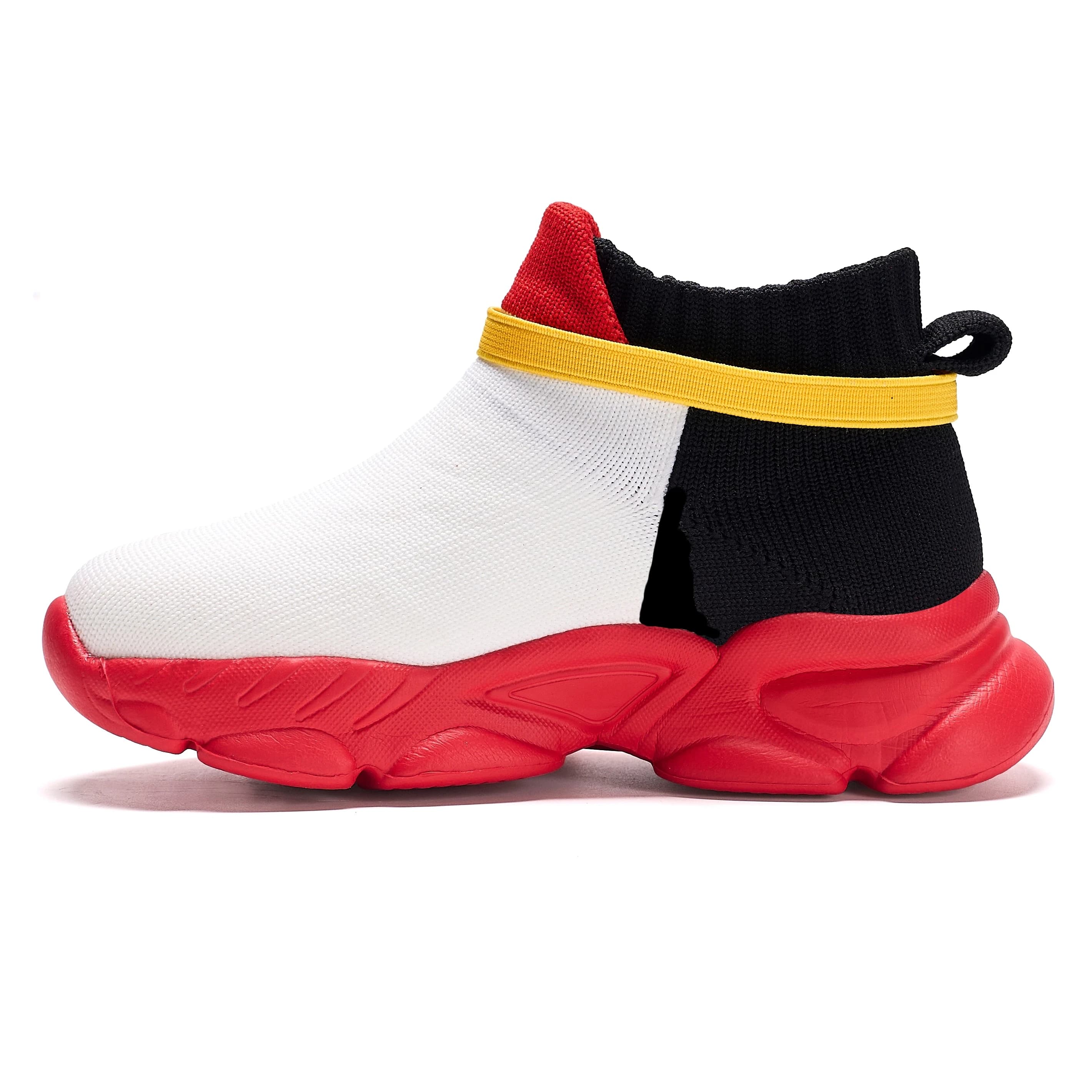 Chaussures Shadow pour enfants - Sneakers rouges inspirées de Sonic, pour garçons et filles, style gaming