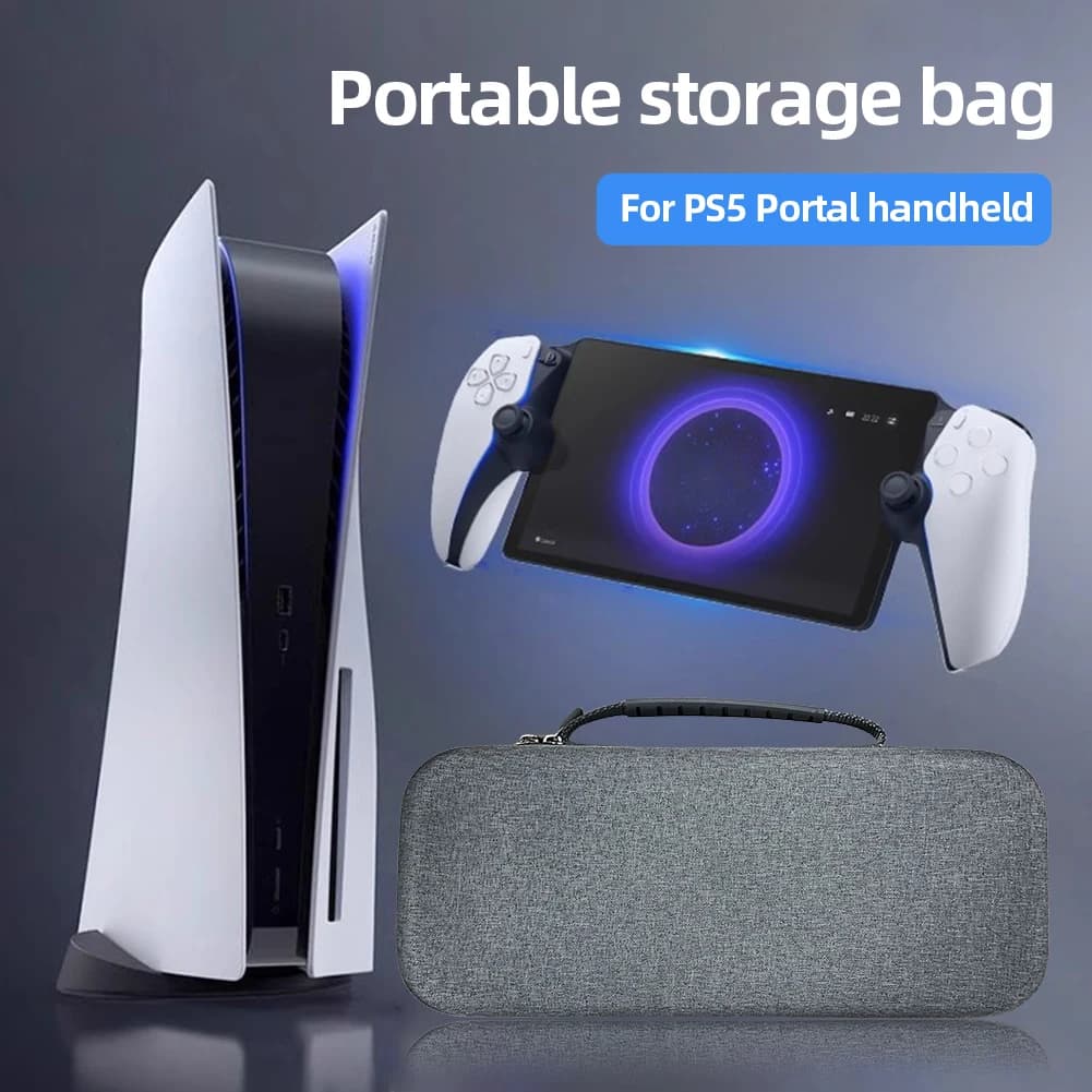 Étui rigide EVA pour Sony PS5 Portal - Coque de protection anti-choc et transport portable