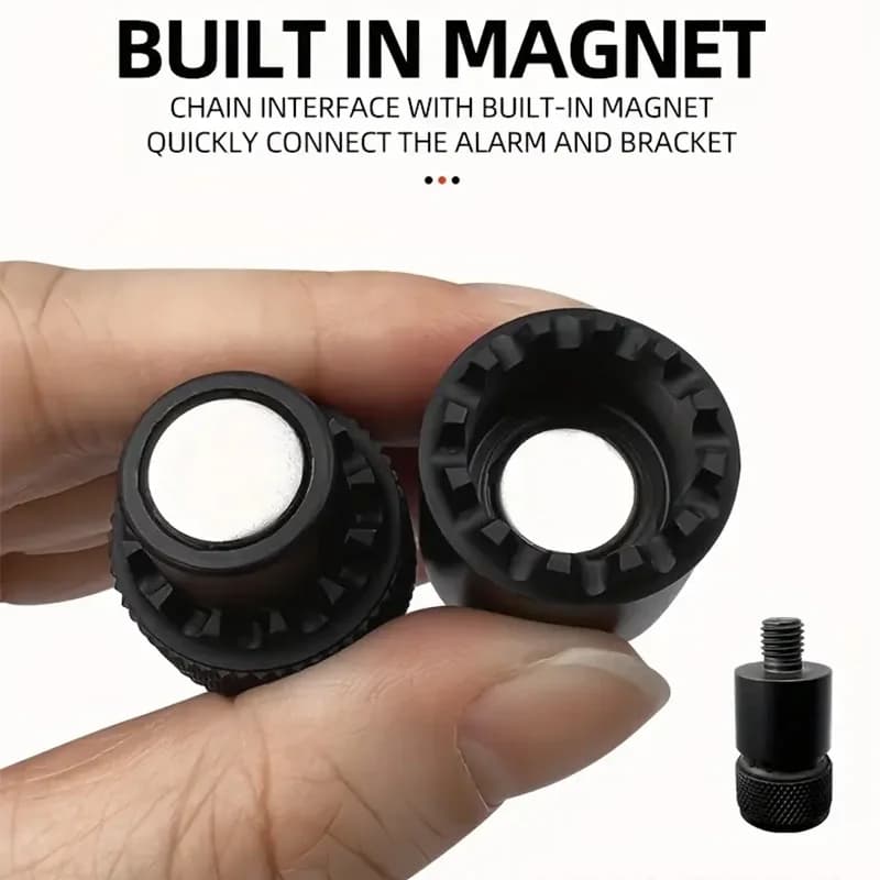 Connecteur magnétique pour support de canne - adaptateur rapide M3/8 pour alarmes de touche