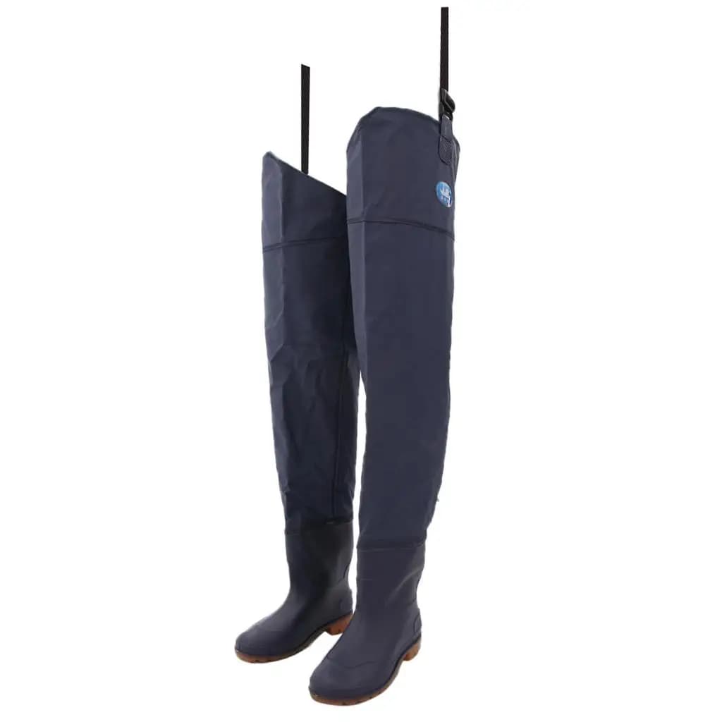 Bottes waders étanches pêche taille US 8 avec semelle antidérapante pour hommes