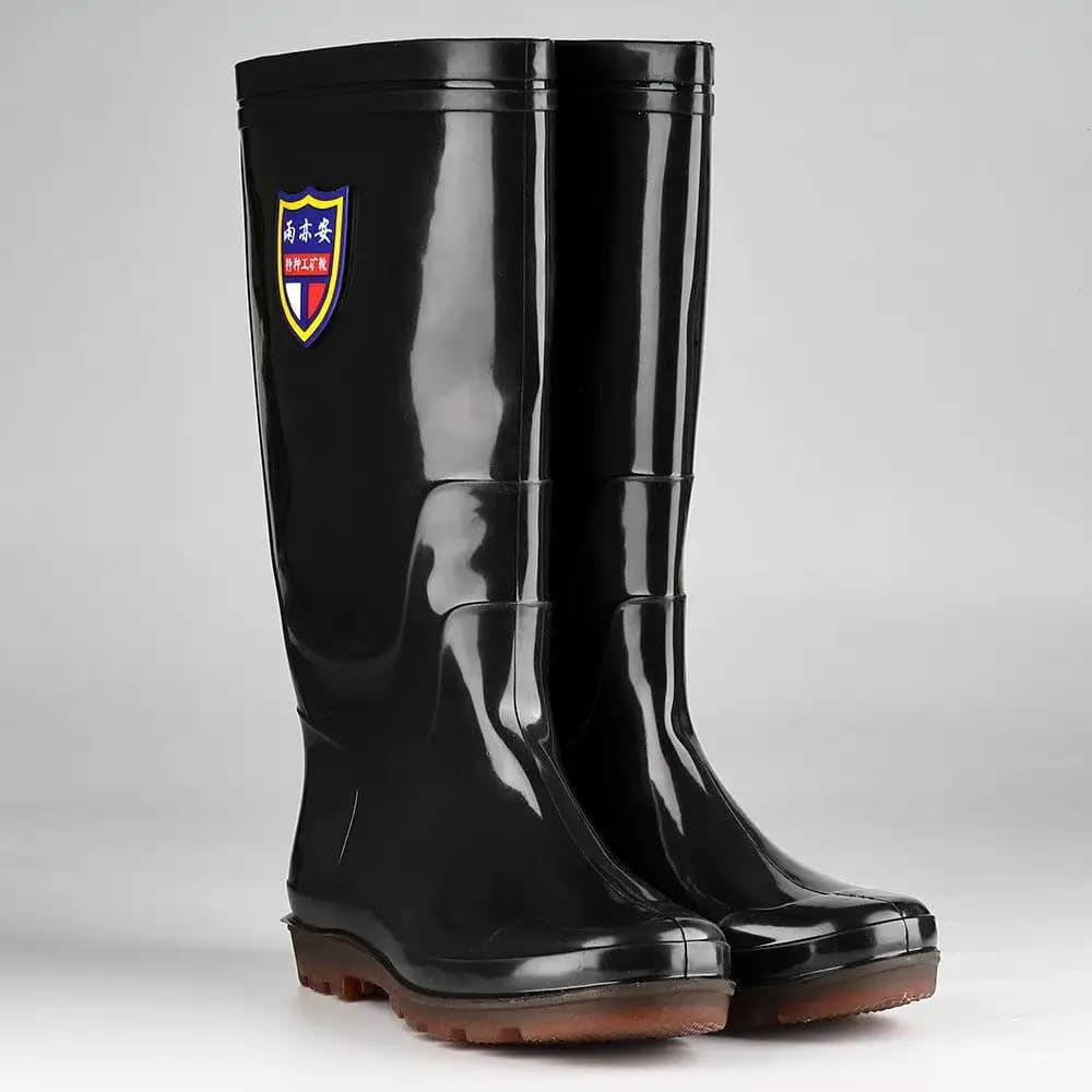 Bottes de pêche unisexes hautes PVC - Nouveau style pour patrouille et contrôle des crues