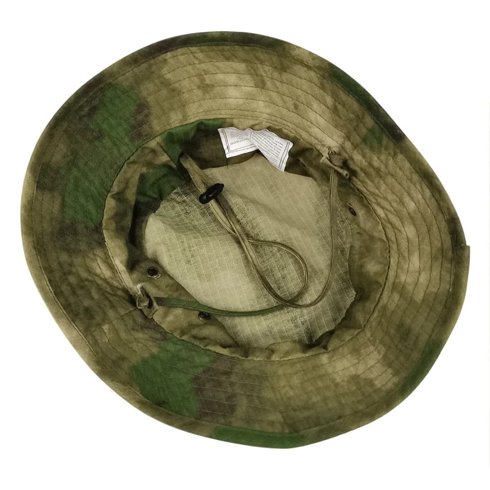 Bucket hat camouflage tactique à bord court - Protection solaire pour pêche et randonnée