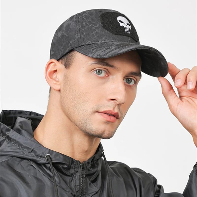 Casquette baseball camouflage mesh respirante ajustable pêche chasse été snapback
