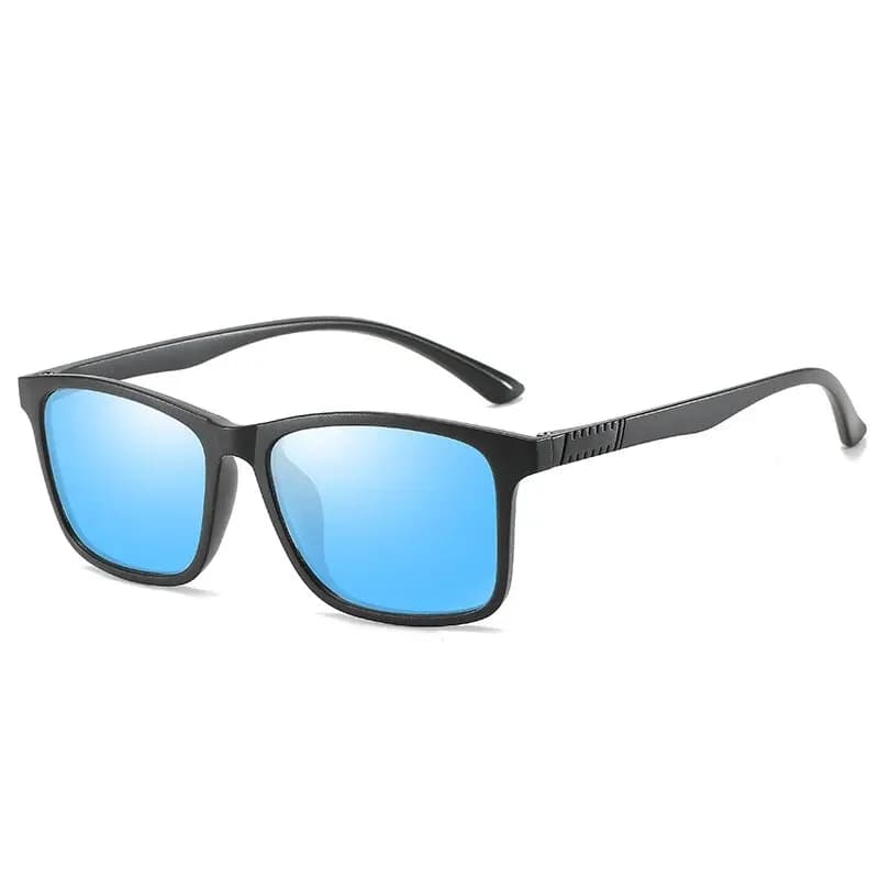 Lunettes de pêche vintage carrées ultra-légères pour hommes conduite et pêche design luxe