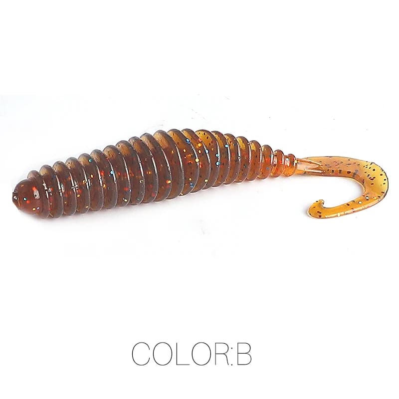 Leurre souple Tanan-Tail 50mm 65mm pour pêche de la carpe et du black bass - Appât PVC nouvelle génération 2023