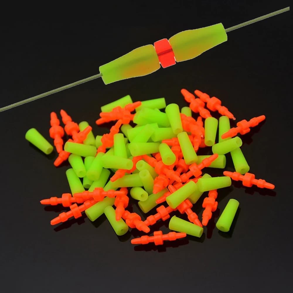 30 Blocants de Flotteur Anti-Vent pour Pêche à la Ligne, Accessoires Montage et Flotteurs de Pêche
