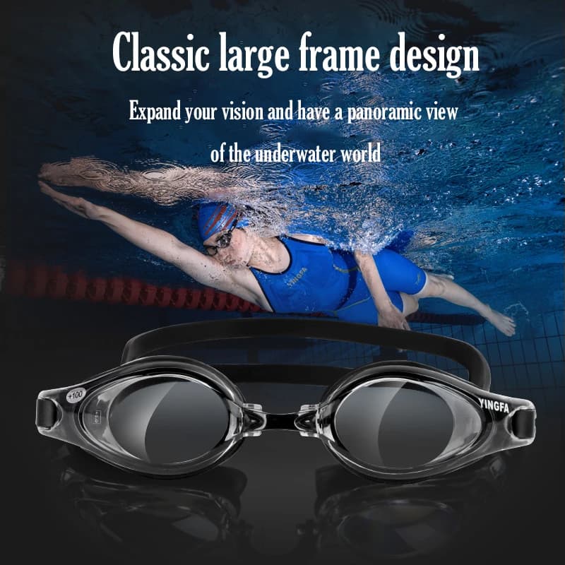 Lunettes de natation presbyte professionnelles anti-buée - Homme femme adulte - Sports aquatiques