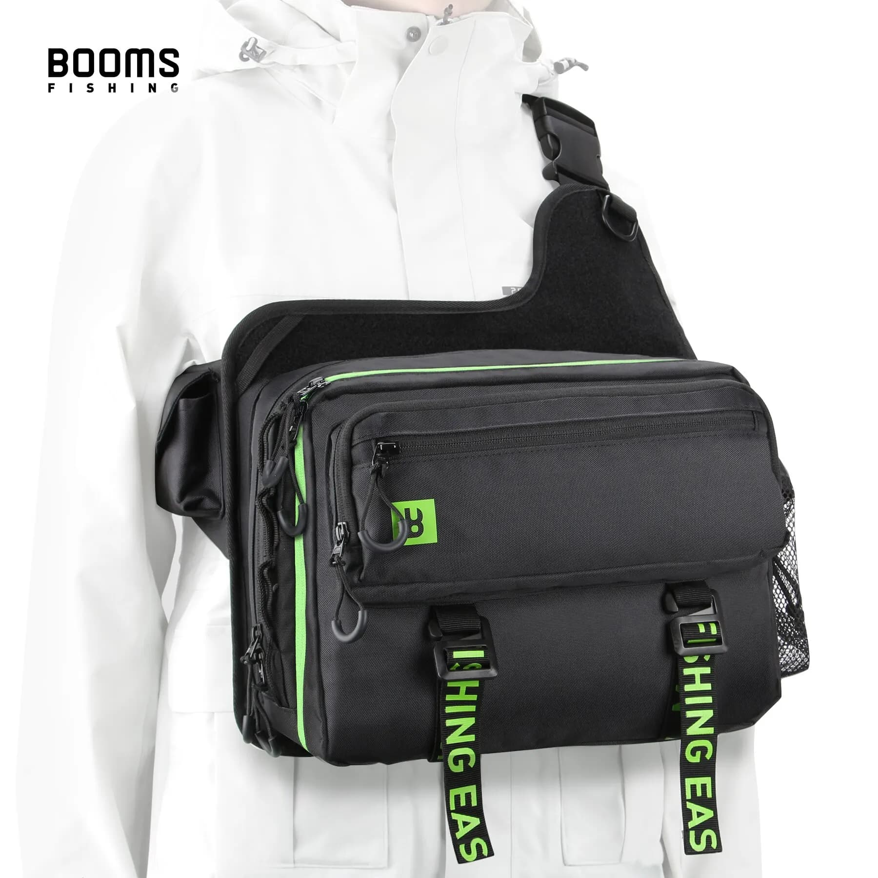 Sac pêche Booms Fishing IB1 grande capacité rangement matériel carpe mer eau douce équipement pro