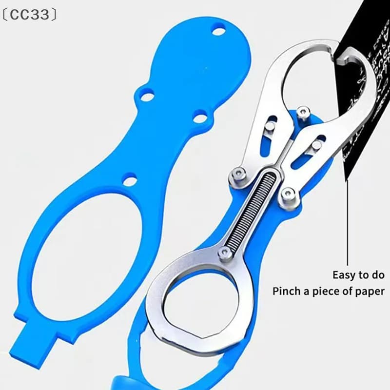 Pince à prise pour poisson en alliage d'aluminium avec balance intégrée - Accessoire de pêche durable et précis
