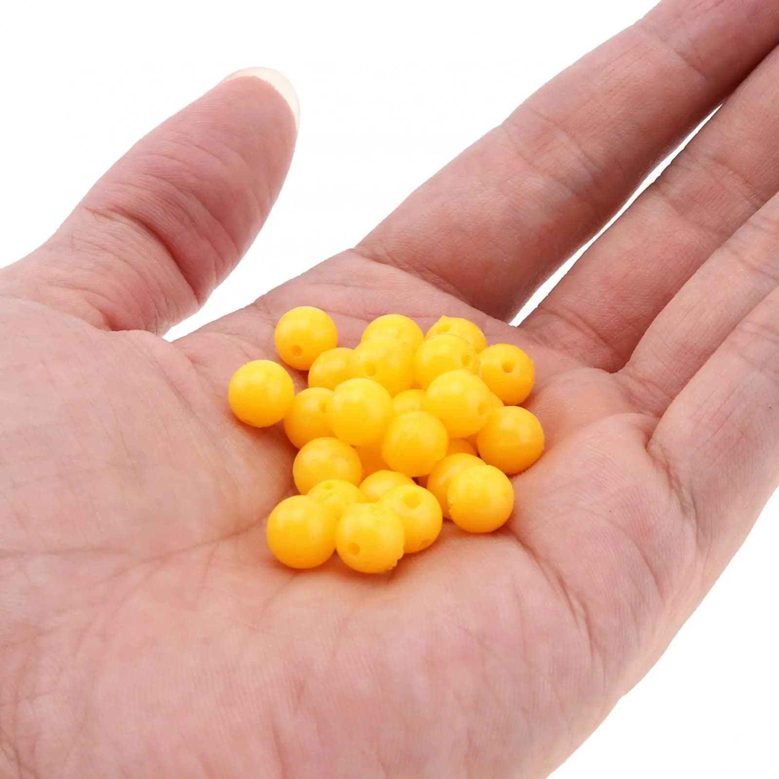 30 pièces maïs flottant simulé 10mm 14mm aromatisé appât souple pour carpe et truite avec trou
