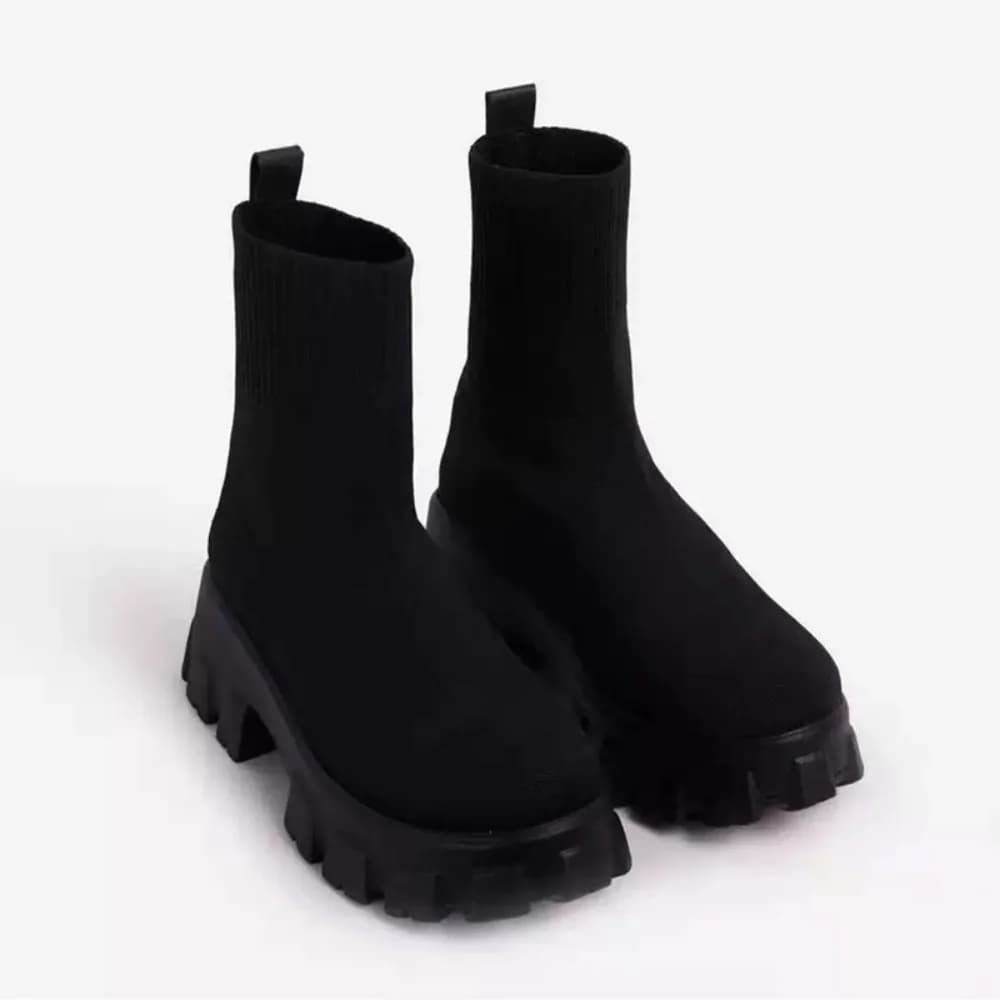 Bottes casual femme 2024 - Semelle épaisse, coupe courte, tailles 35-43, idéales pour l'automne/hiver