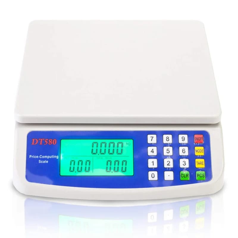 Balance de cuisine numérique précise 30kg/1g pour aliments, pêche, bijoux - Balance électronique LCD plate