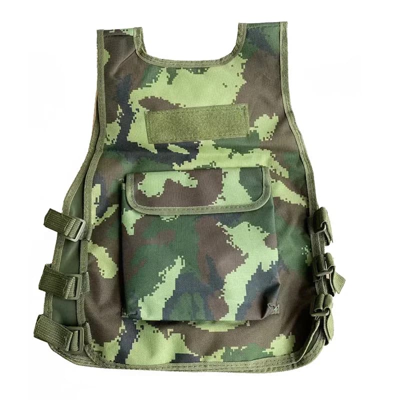Veste tactique camouflage pour enfants - Tenue de jeu CS et pêche pour garçons et filles