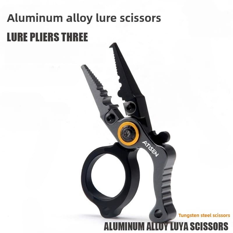 Pinces aluminium mini portables pour pêche : coupe, serrage et torsion - boîte à trésor pêcheur