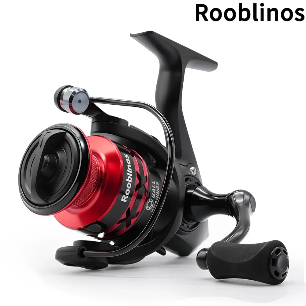 Moulinet Spinning Rooblinos HT pour truite et carpe avec bobine métal interchangeable gauche/droite