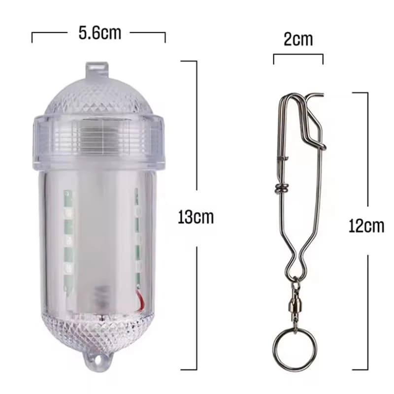 Lampe de pêche LED étanche WEIHE multicolore - Lumière sous-marine haute luminosité pour pêche profonde