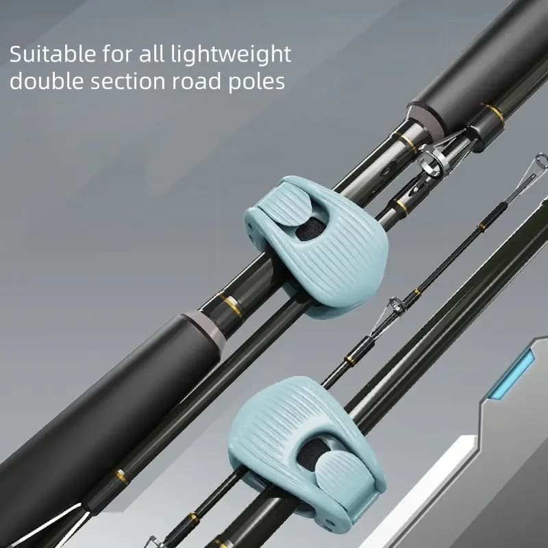 Fixation portable pour canne à pêche avec clip de serrage pour pêche plage et transport