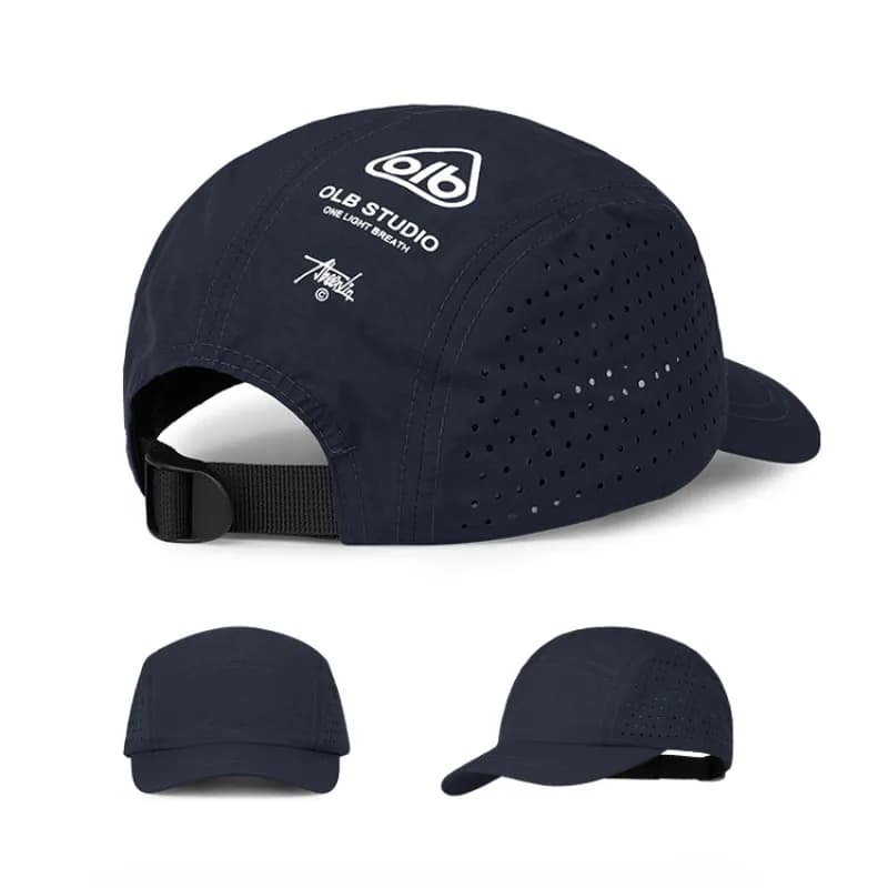 Casquette mesh légère pêche été - Brim court protection UV randonnée homme femme couple