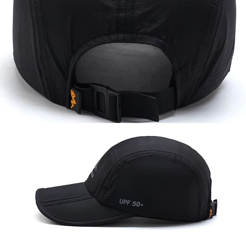 Casquette pêche séchage rapide pliable homme printemps été randonnée pêche sportive