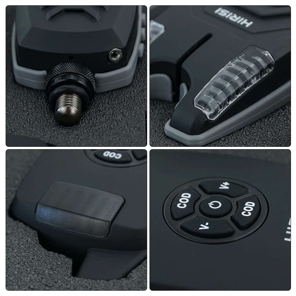 Set d'alarme étanche Hirisi 1+2 pour pêche à la carpe - Indicateur de touches sans fil SX1