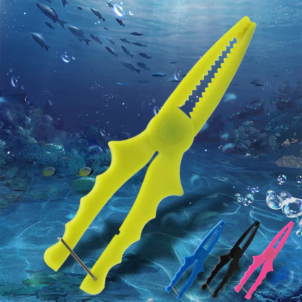 Pince flottante à grip ergonomique avec poignée verrouillable - Accessoire pêche léger et portable