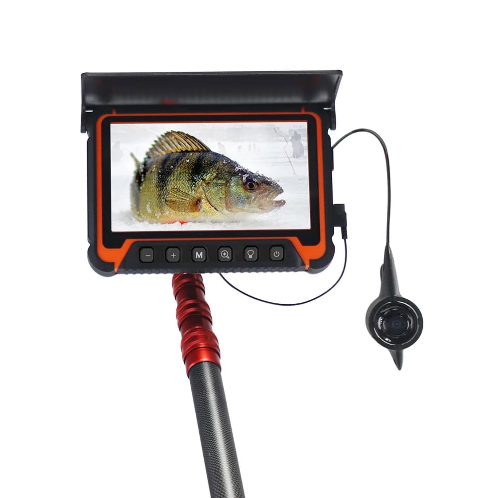 Caméra Sous-Marine Pêche 7" IPS avec 8 LED Infrarouges - Sondeur Visuel 15m/30m Câble Étanche