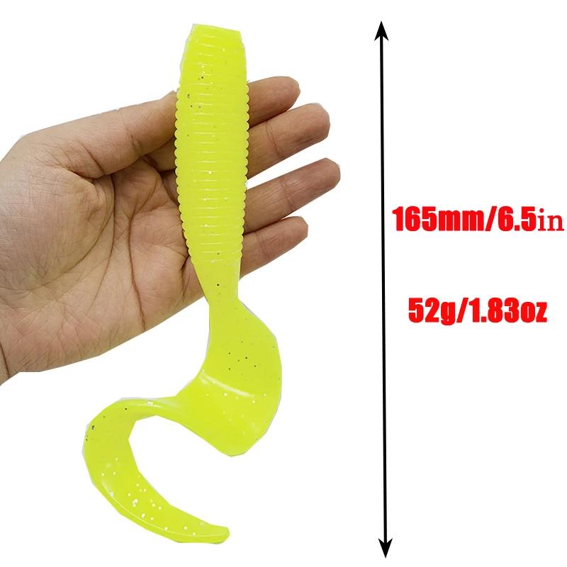 Leurre souple queue vibrante 16.5cm 52g pour pêche gros carnassiers brochet silure black bass