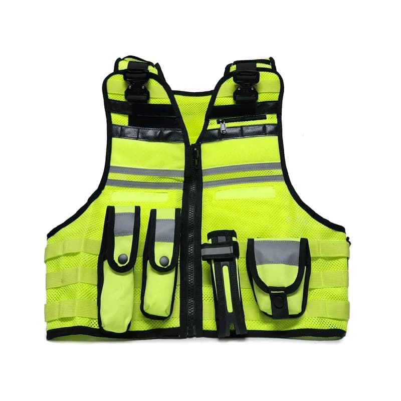 Gilet tactique Molle respirant et multifonction à maillage amovible pour pêche et duty