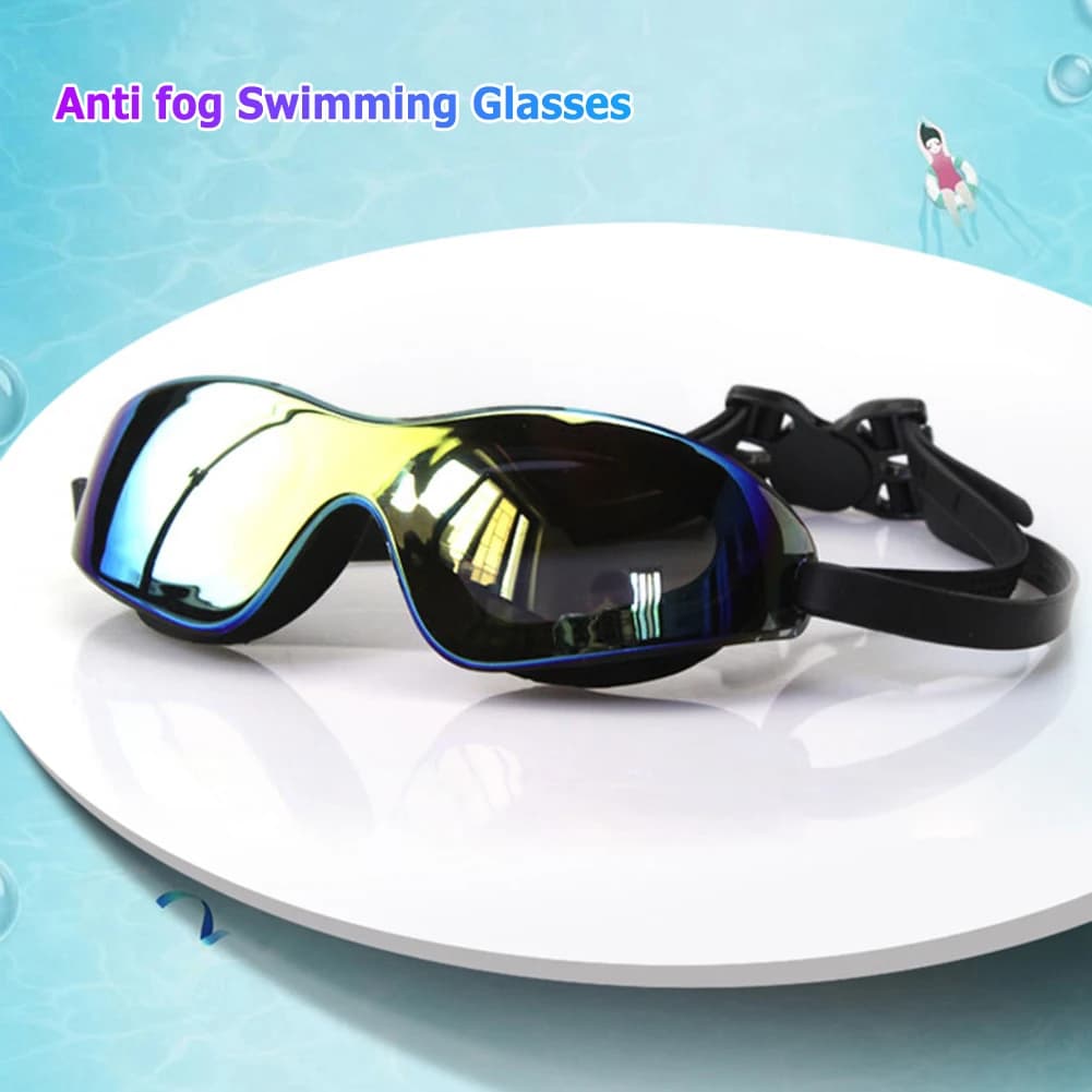 Lunettes de plongée électroplaquées anti-buée professionnelles étanches tous âges