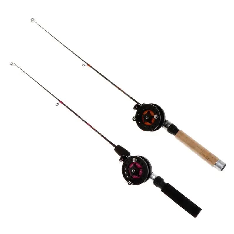 Set canne et moulinet YD61 mini portable hiver - Pêche sur glace outdoor compacte