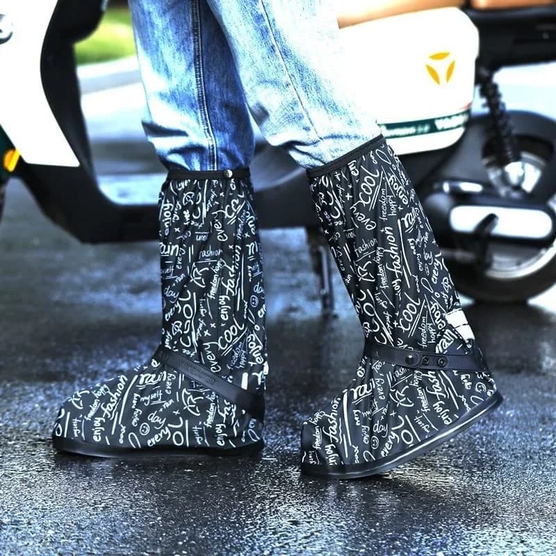 Galoches légères haute luminosité pêche grande taille - Bottes pluie agriculture boue caoutchouc résistant