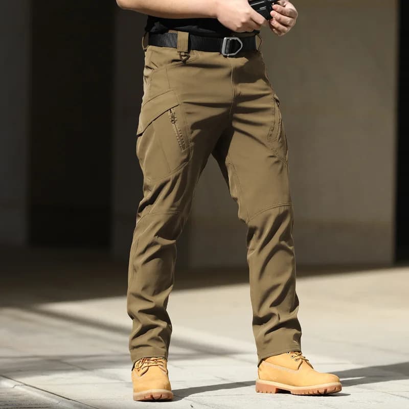 Pantalon militaire tactique ville homme - Imperméable résistant - Entraînement pêche multi-poches