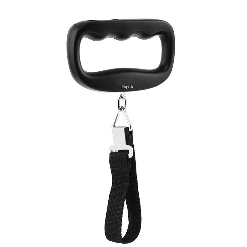 Balance digitale portative HPff 50kg/10g avec écran LCD rétroéclairé - pêche, bagages, crochet