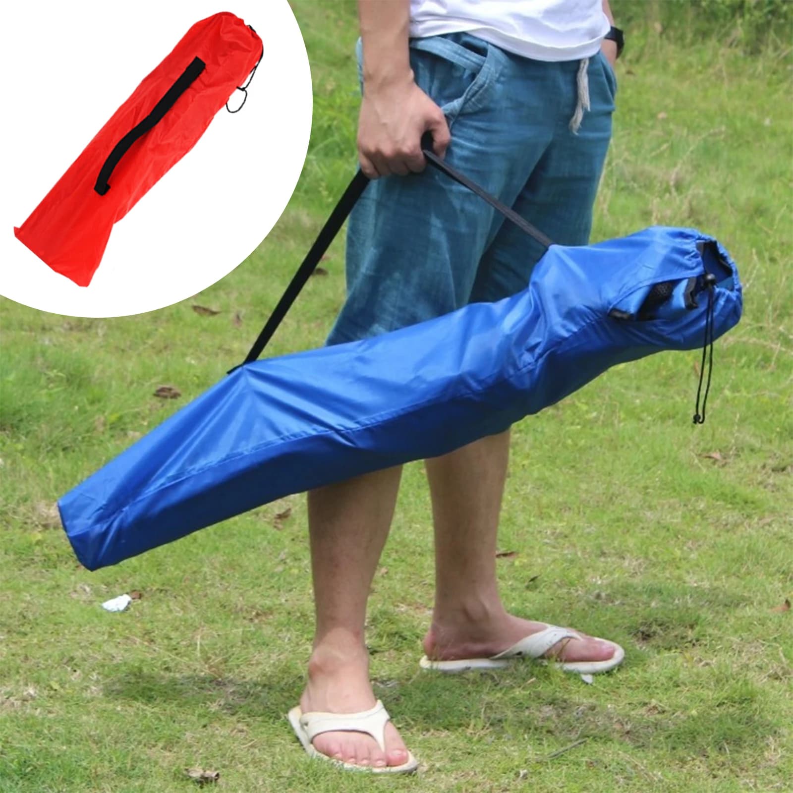 Sac de transport Oxford pour chaise camping avec poches organisatrices résistant à l'usure