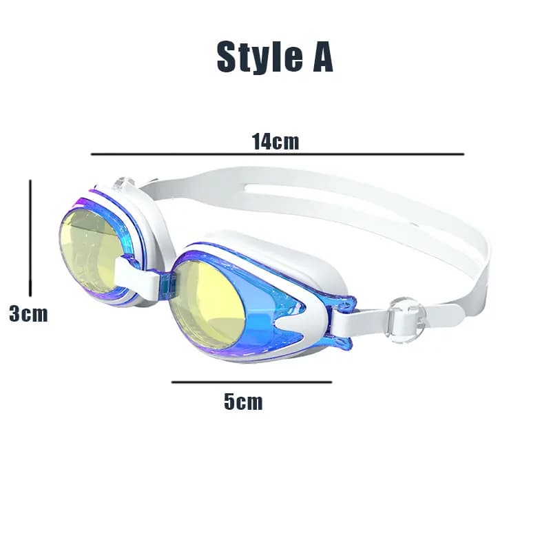 Lunettes de natation enfants JSJM anti-buée UV étanches silicone cadeau garçons filles