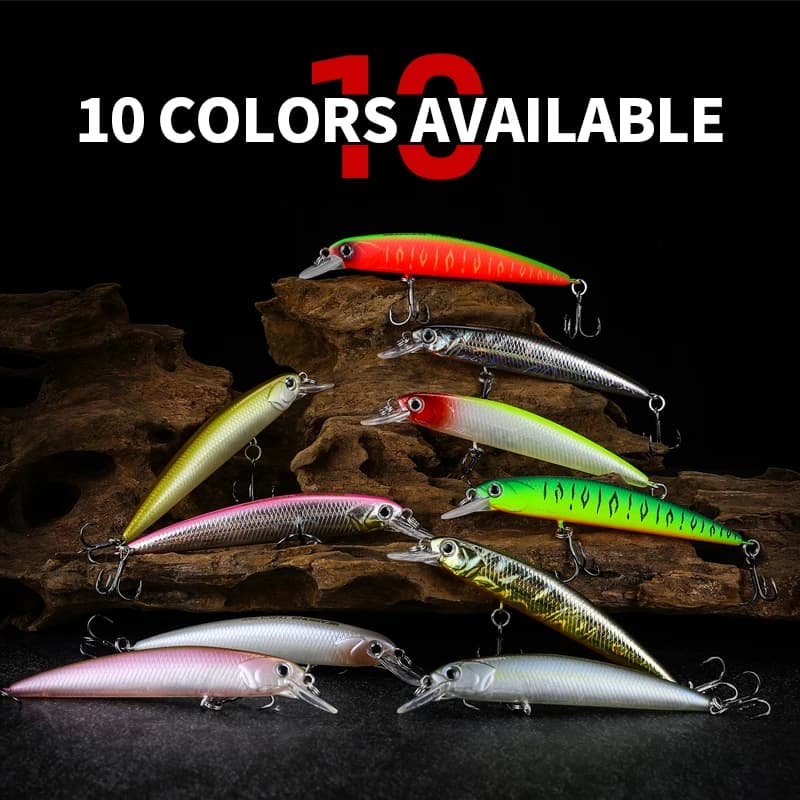 Leurre pêche leurre minnow 73mm 5g appât artificiel magnétique haute qualité pour carnassiers