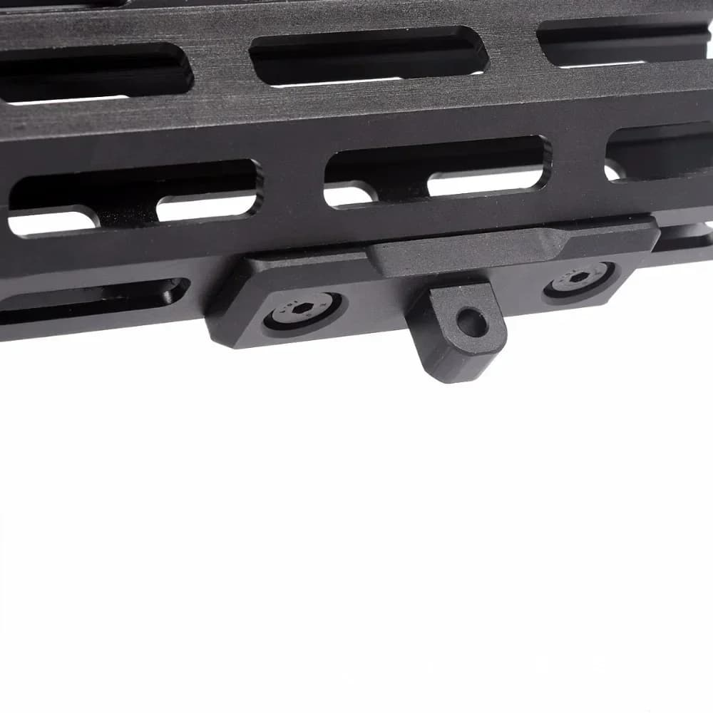 Adaptateur bipode M-LOK Keymod pour rail Picatinny AR15 - montage bas profil chasse tactique
